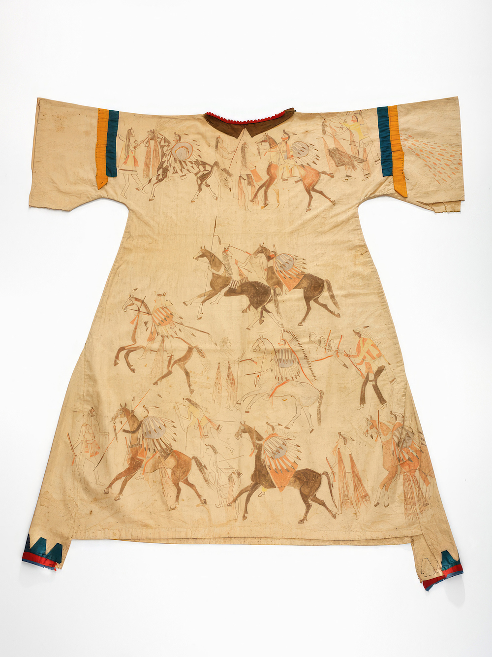 Woman’s dress by Running Antelope (Ta-to-ka-in-yan- ke) (Hunkpapa Lakota, 1821–1896)